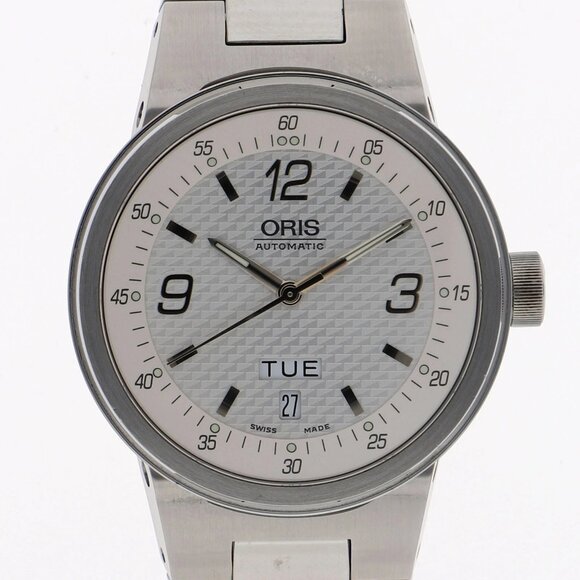 WATCH ORIS 7560 Silver SS AT - Picture 1 of 9